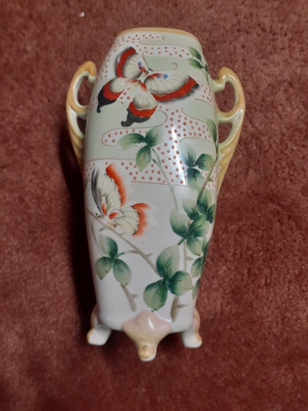 vtg Japanese Nippon vase